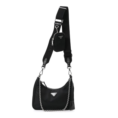 Prada Nylon Re-Edition 2005 Shoulder Bag Black 1 of 10