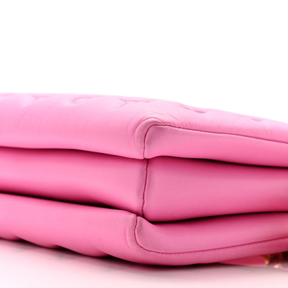 Louis Vuitton Lambskin Embossed Monogram Vuittamins Coussin PM Rose Violet 10 of 11
