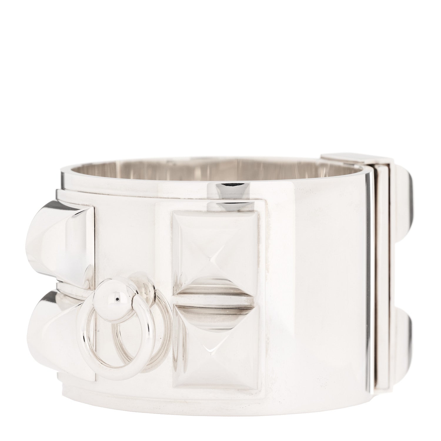 Hermes Sterling Silver Collier De Chien Bracelet SH 1 of 4