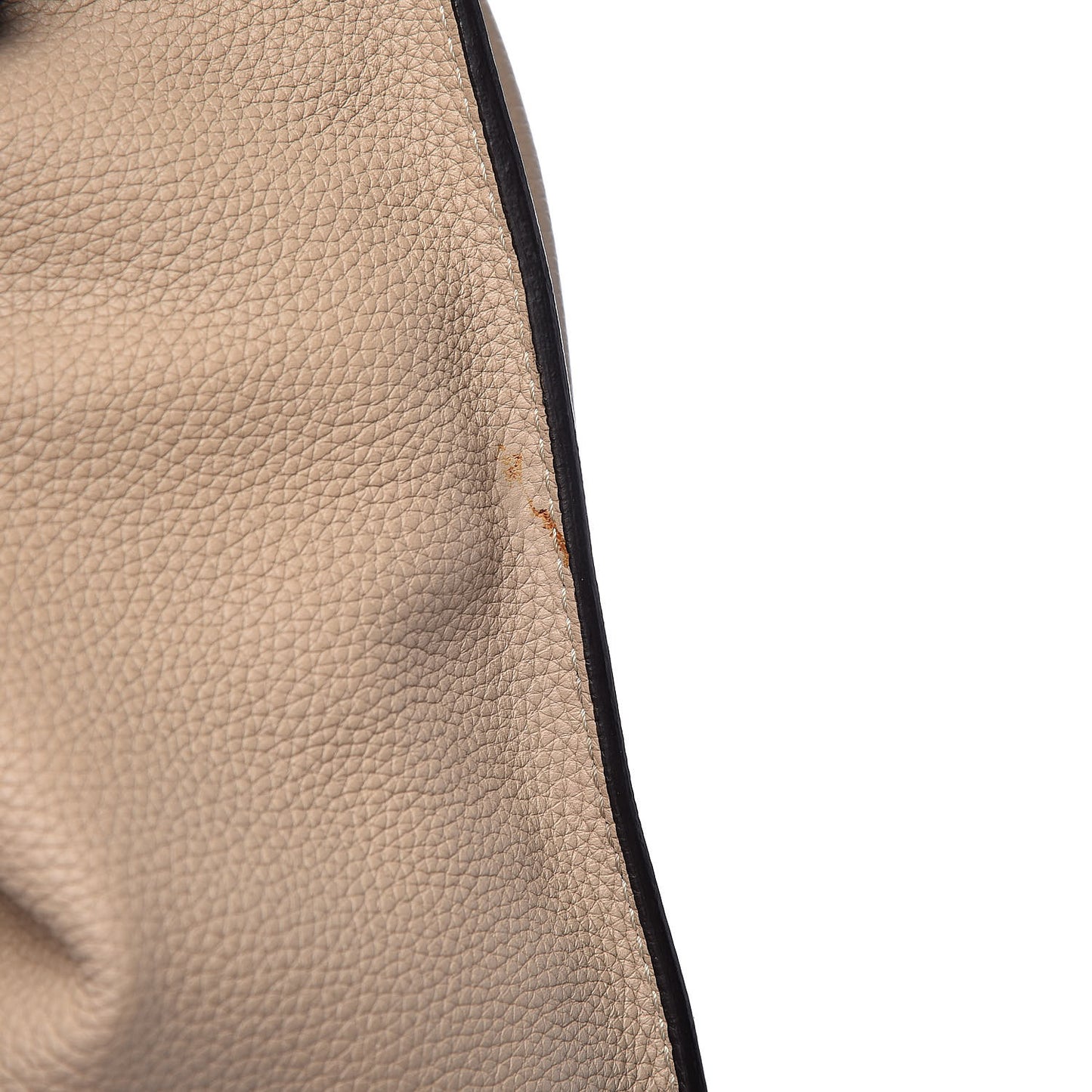 Drummed Calfskin Mini Luggage Dune