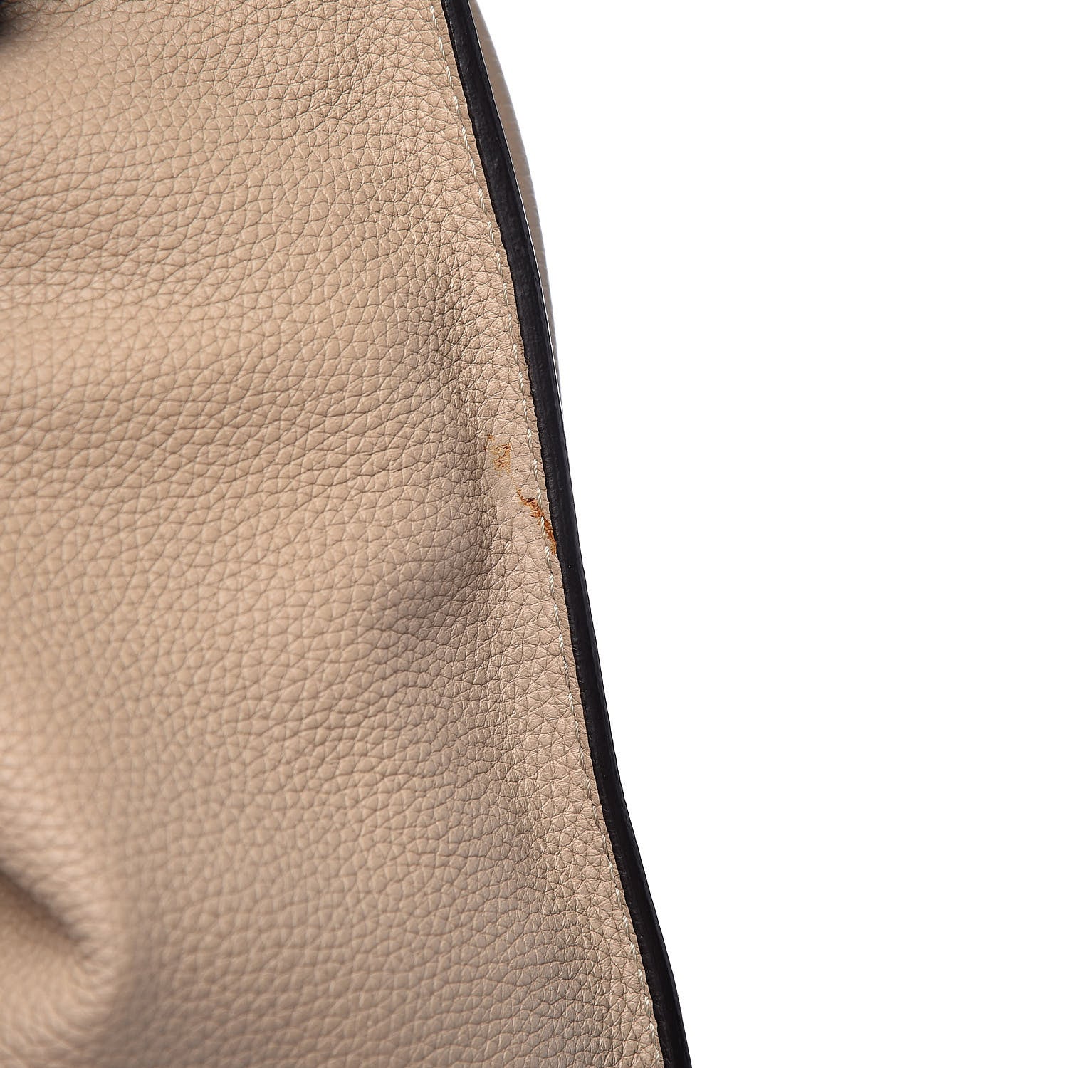 Celine Drummed Calfskin Mini Luggage Dune 9 of 12
