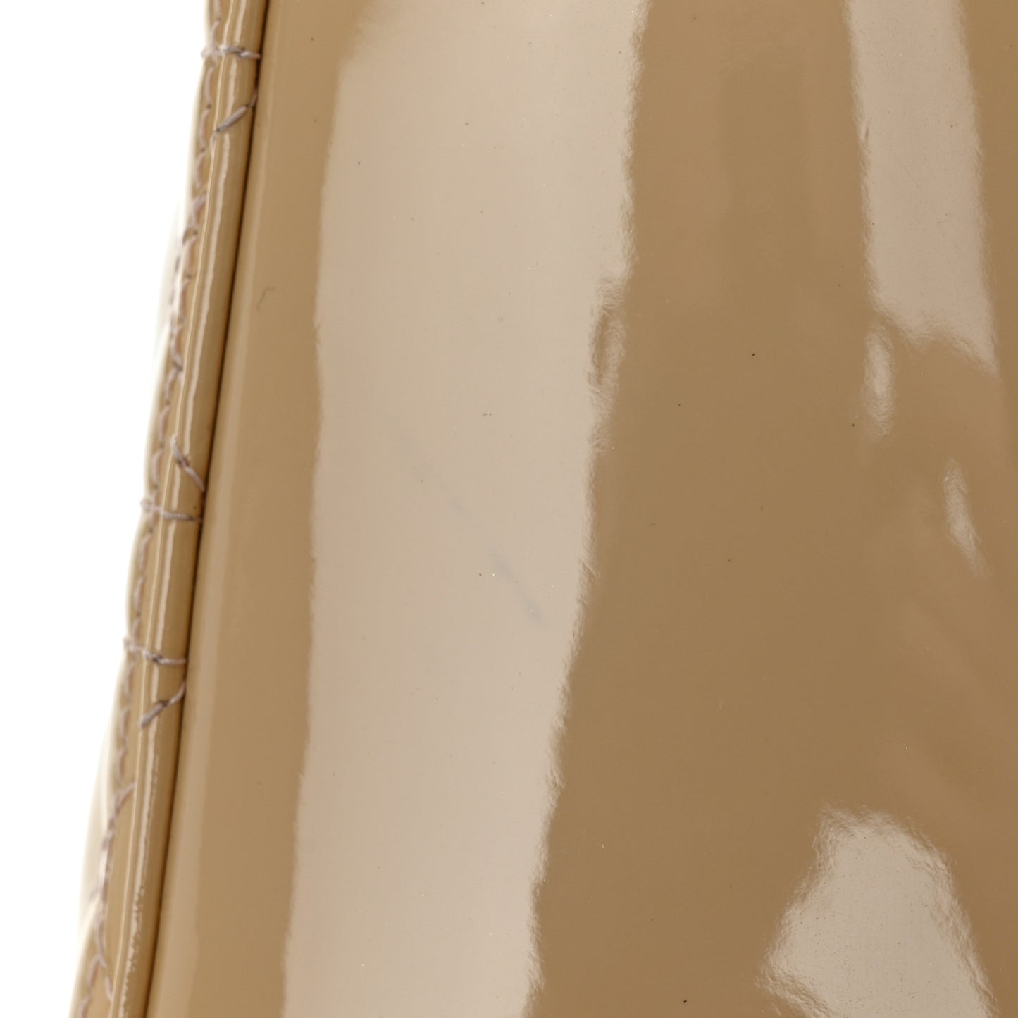Patent Cannage Medium Lady Dior Beige