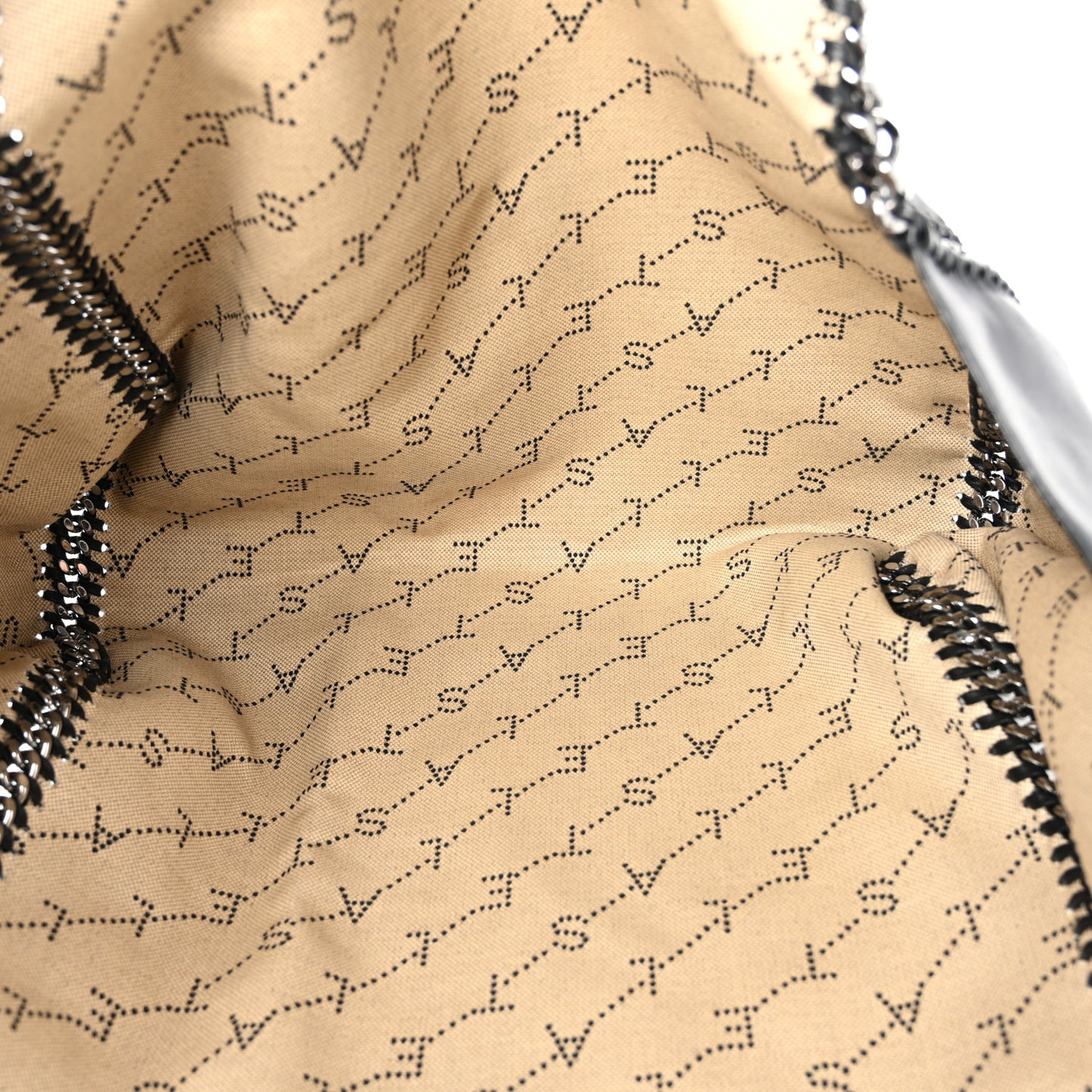 Alter Nappa Falabella Fine Chain Tote Black