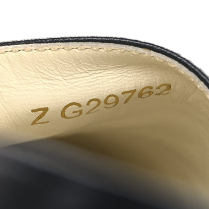 Chanel Lambskin CC Espadrilles 37 Dark Navy 7 of 11