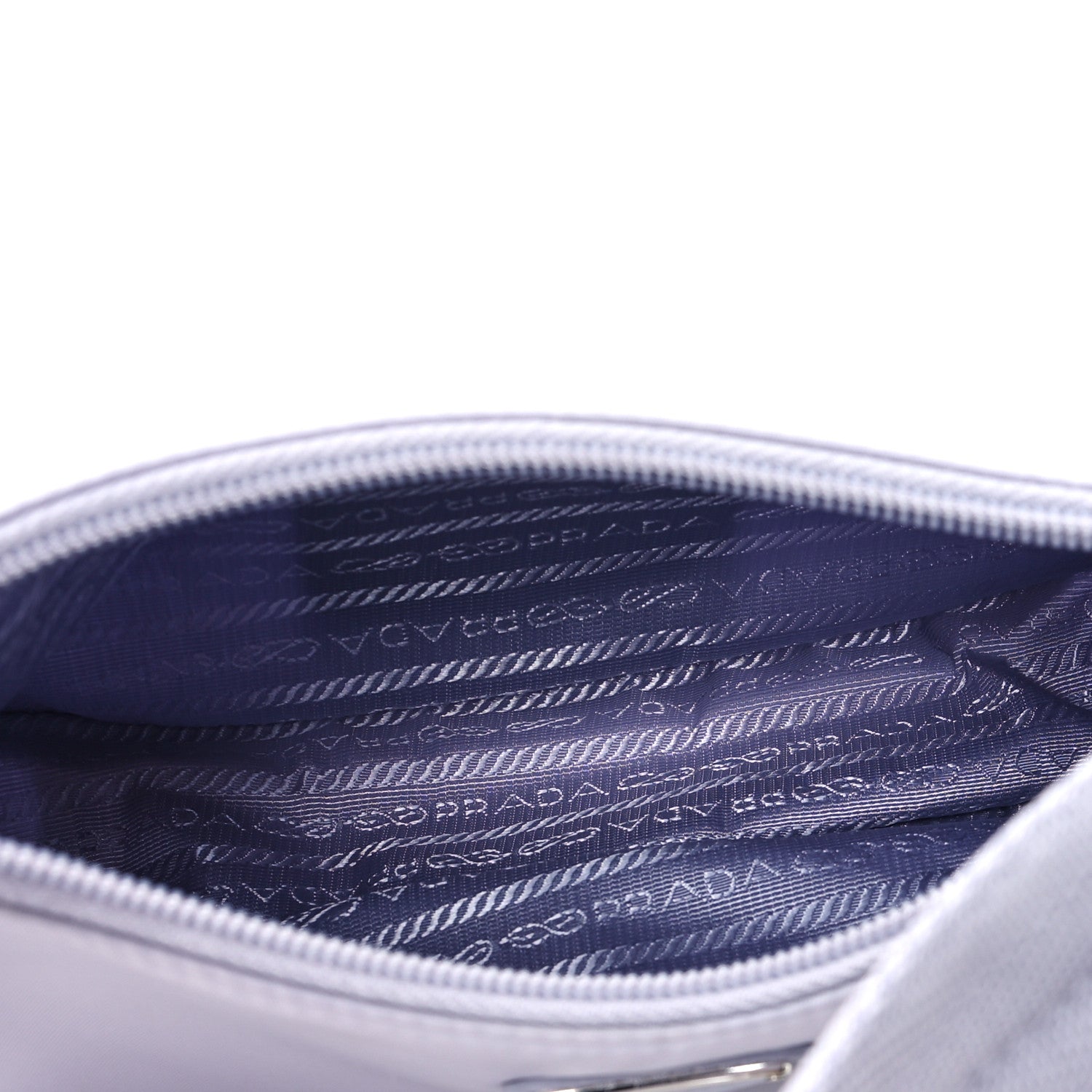 Prada Tessuto Nylon Saffiano Mini Re-Edition 2005 Bag Purple