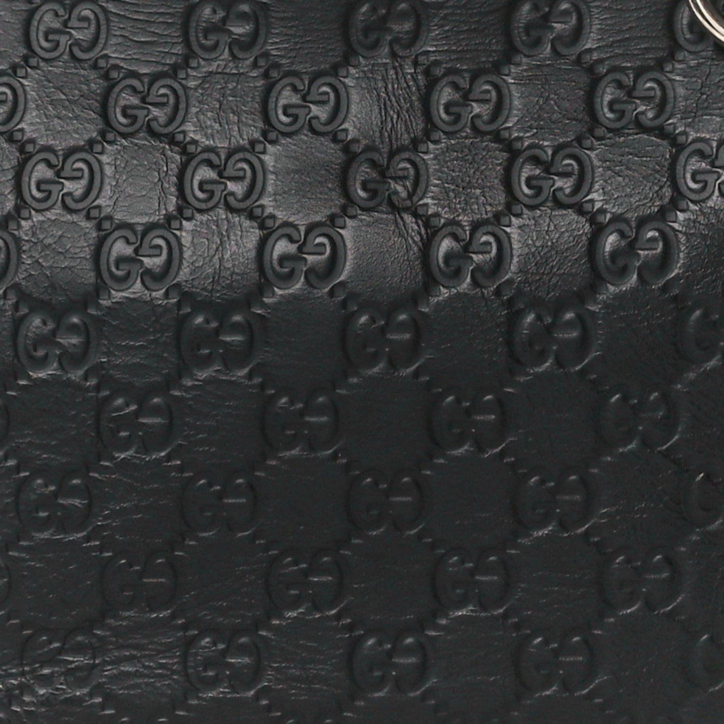 Guccissima Flat Messenger Bag Black