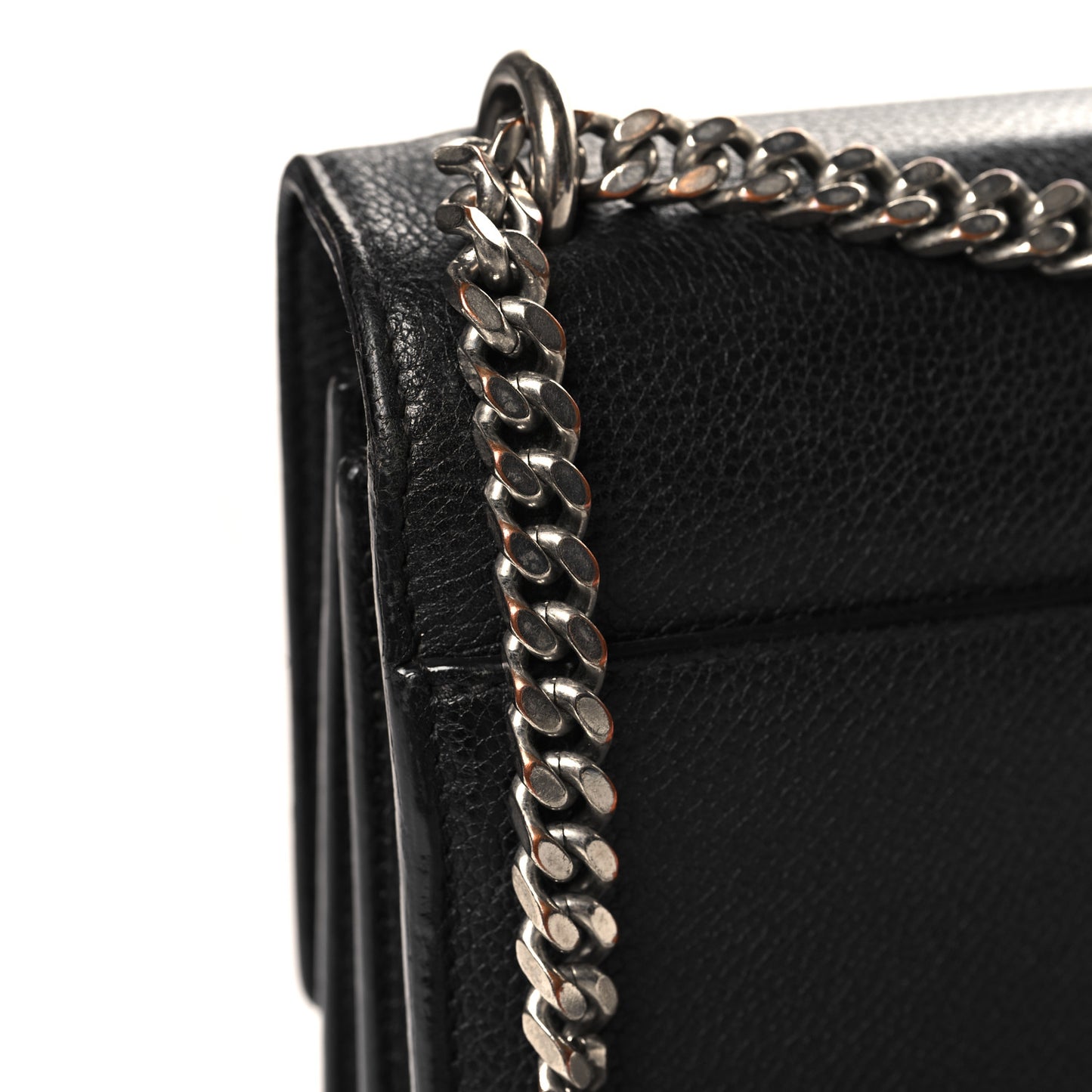 Grained Calfskin Medium Monogram Sunset Black