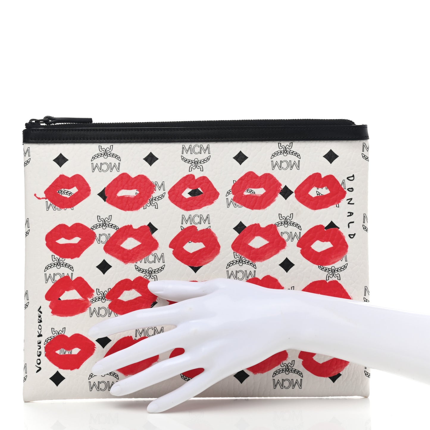 Visetos X Vogue Korea Pouch White Multicolor