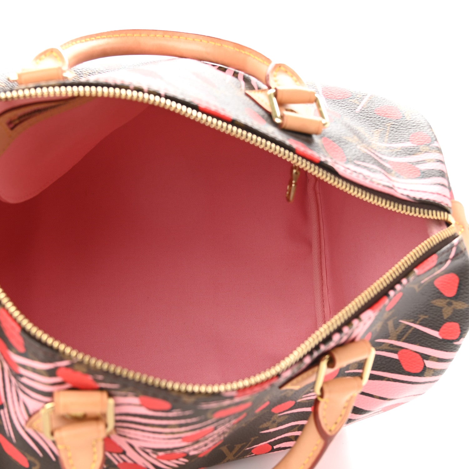 Louis Vuitton Monogram Jungle Dots Speedy 30 Sugar Pink Poppy 5 of 9
