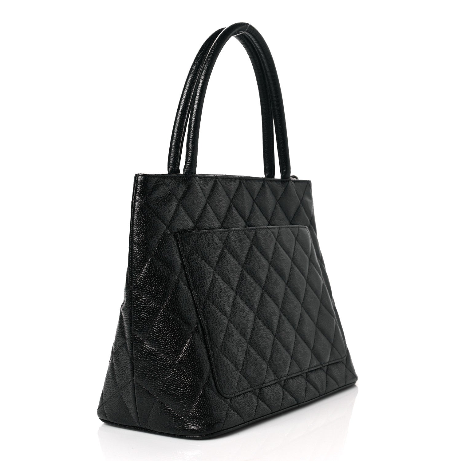 Chanel Caviar Quilted Medallion Tote Black 3 of 6