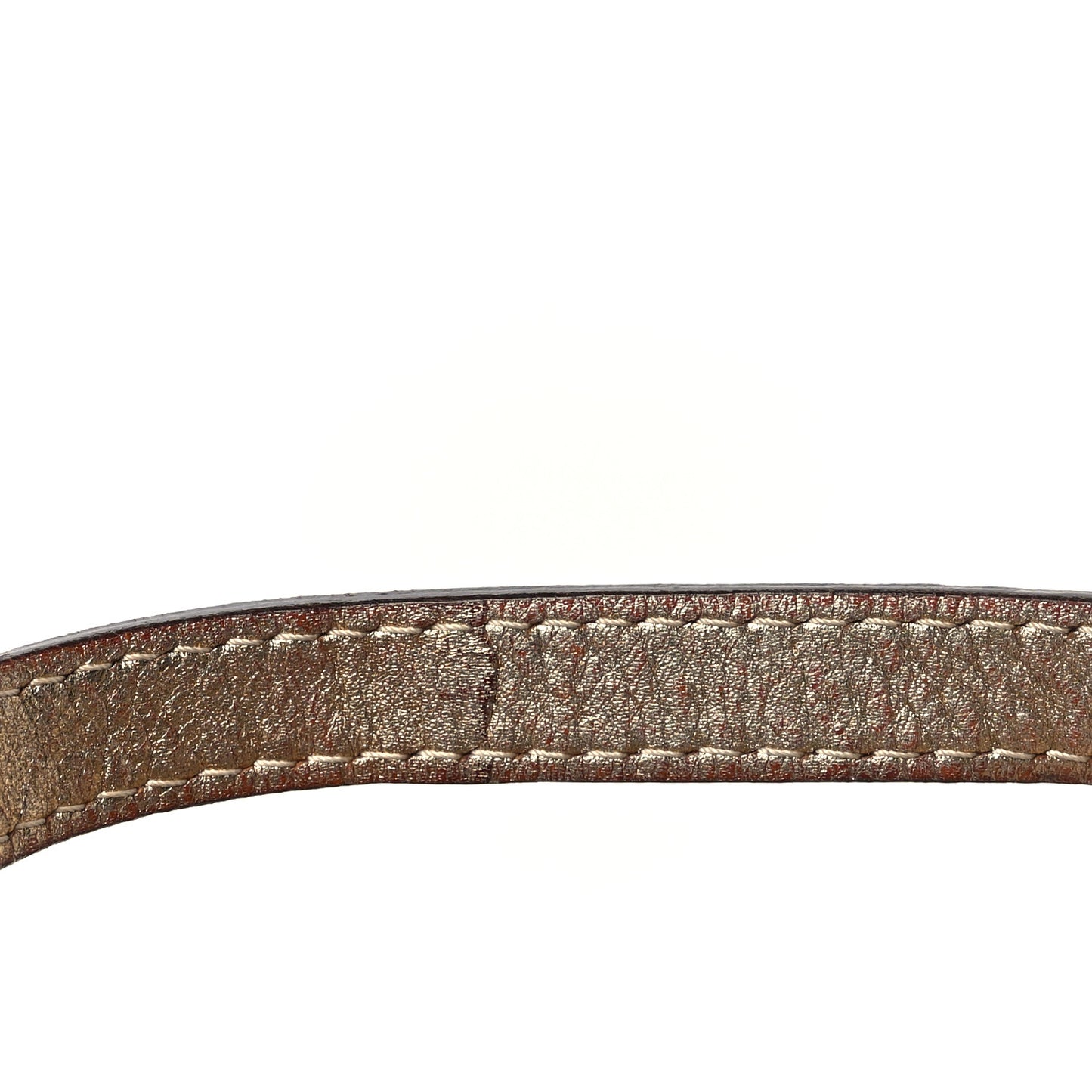 Haymarket Check Perforated Crossbody Gold