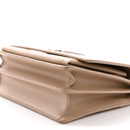 Saint Laurent Calfskin Medium Monogram Sunset Dark Beige 11 of 18