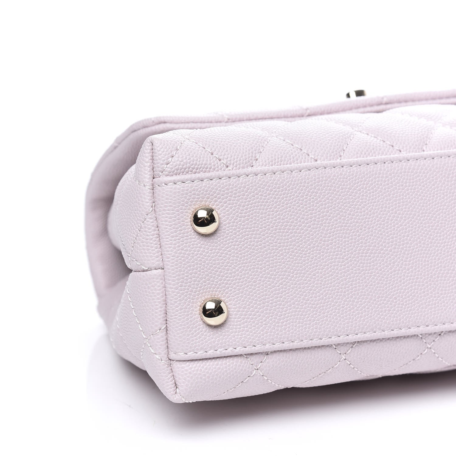 Chanel Caviar Quilted Mini Coco Handle Flap Lilas Lilac 7 of 10