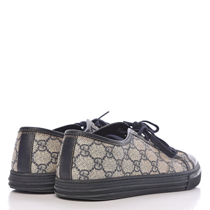 Gucci GG Supreme Monogram Mens Sneakers 6.5 Navy 4 of 14