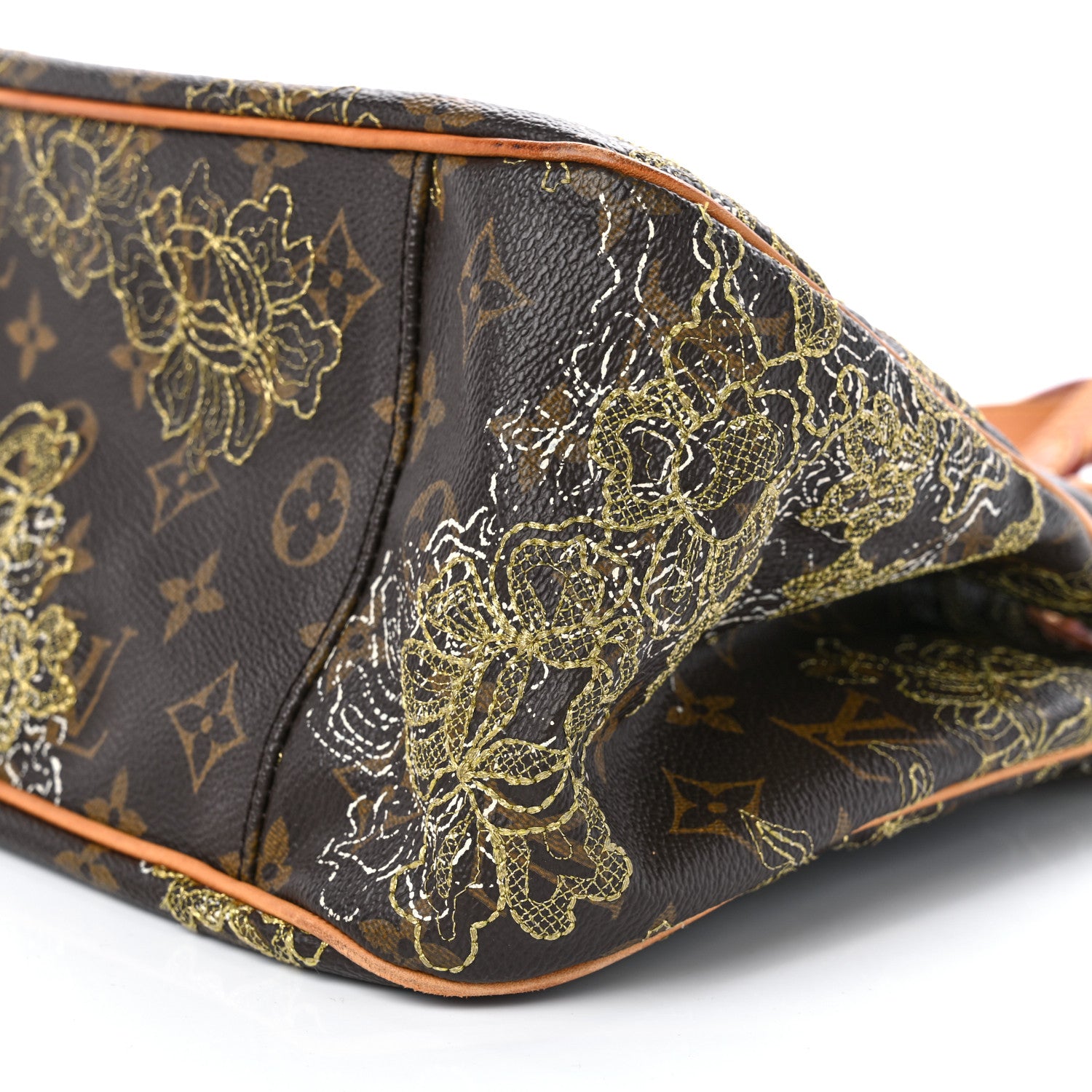 Louis Vuitton Monogram Dentelle Batignolles Horizontal Gold 10 of 13
