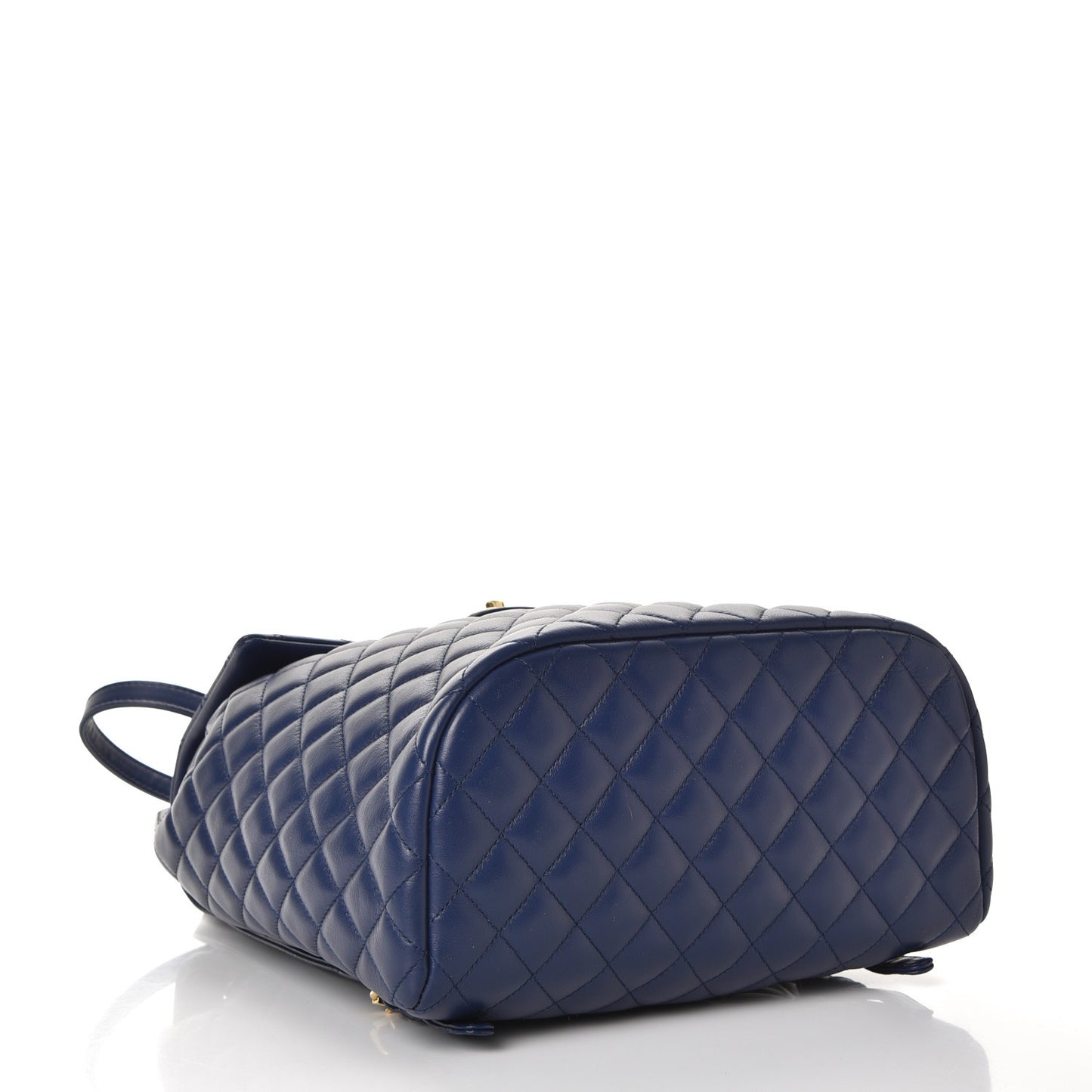 Calfskin Quilted Large Urban Spirit Backpack Navy