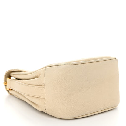 Chanel Caviar Vertical Chain Crossbody Ivory 4 of 13