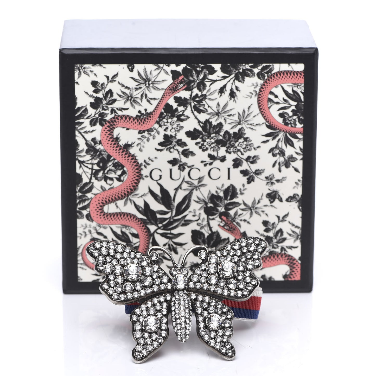 Web Crystal Butterfly Bracelet