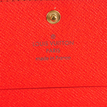 Louis Vuitton Monogram Insolite Coin Purse Wallet Red 6 of 7