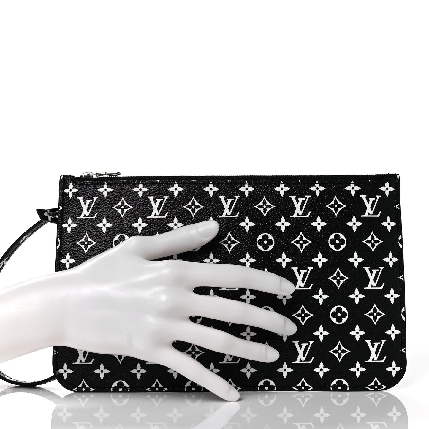 Monogram Giant Jungle Neverfull MM GM Pochette Black