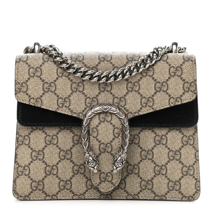 Gucci GG Supreme Monogram Mini Dionysus Shoulder Bag Black 1 of 11