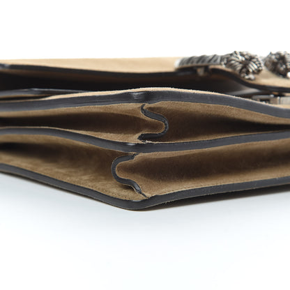 Gucci Suede Medium Dionysus Shoulder Bag Taupe 9 of 11