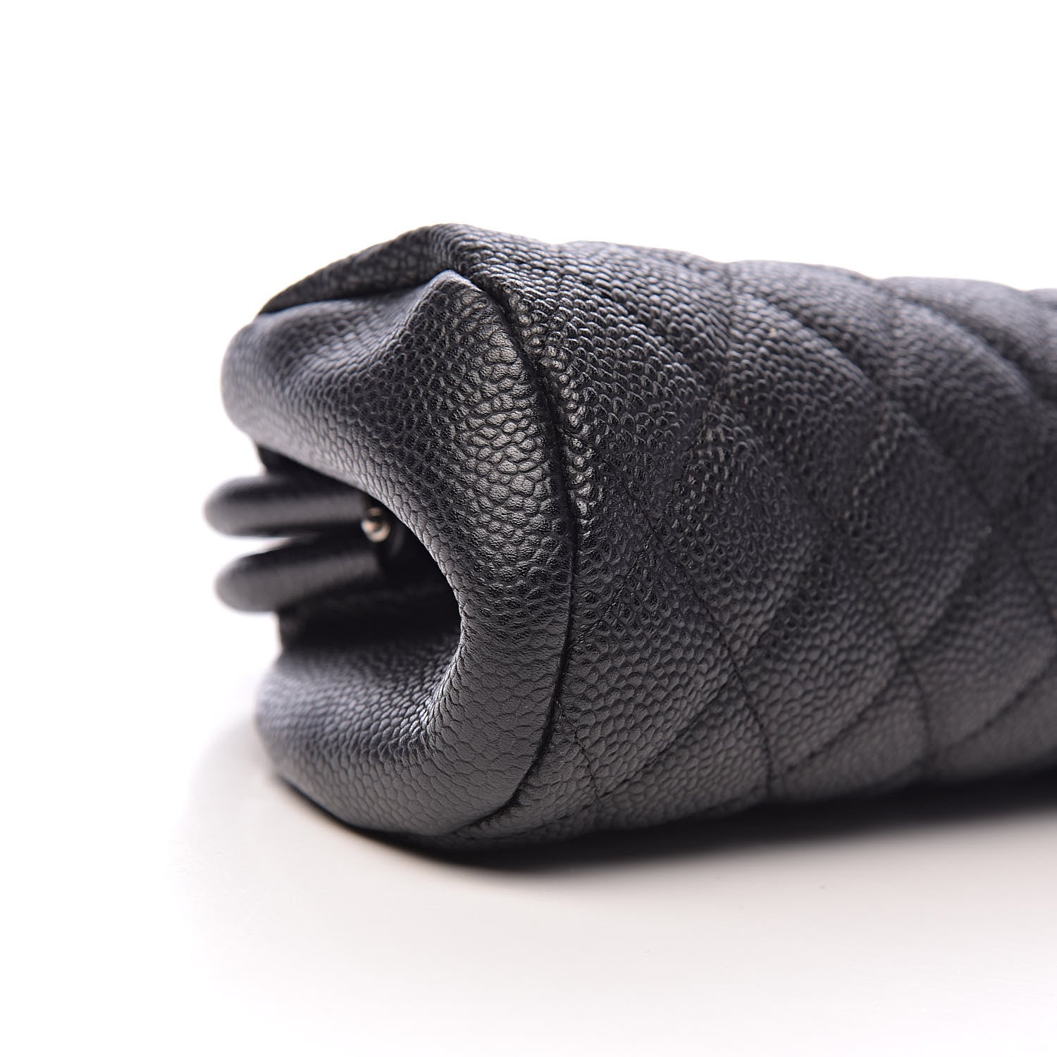 Chanel Caviar Quilted Timeless Clutch Black 11 of 13