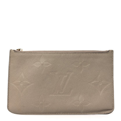 Louis Vuitton Empreinte Monogram Giant Neverfull MM Pochette Tourterelle 1 of 7