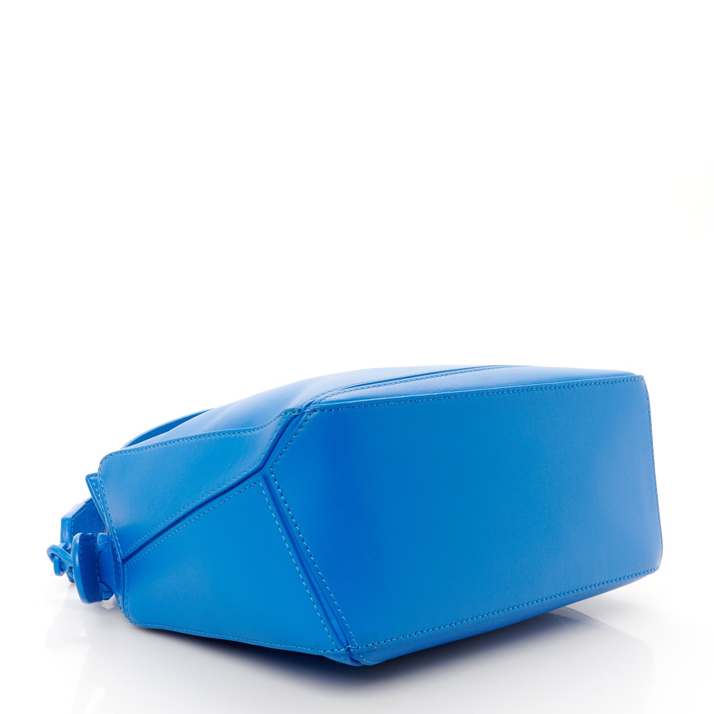 Satin Calfskin Small Puzzle Bag Scuba Blue