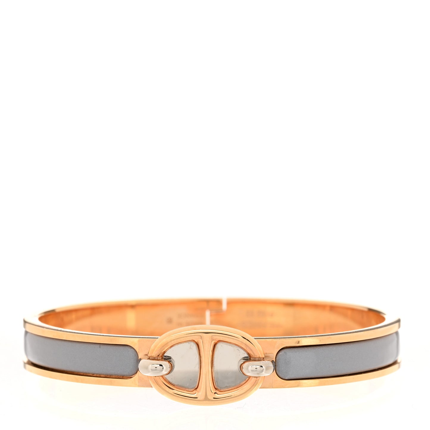 Enamel Mini Clic Chaine d'Ancre Bracelet GM Gris