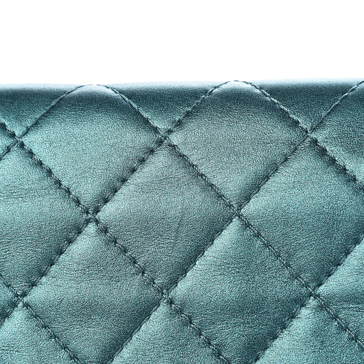 Metallic Calfskin Quilted 2.55 Reissue 227 Flap Turquoise