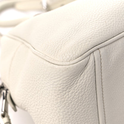 Prada Vitello Phenix Bowling Bag Talco 7 of 21