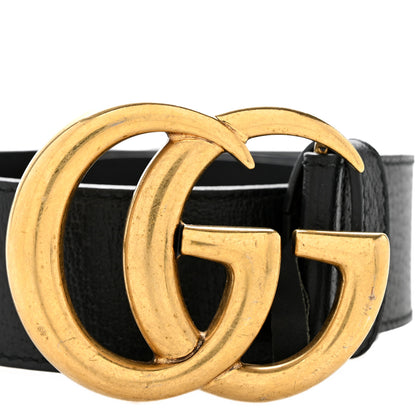 Gucci Textured Calfskin Double G 40mm Belt 75 30 Black 8 of 8