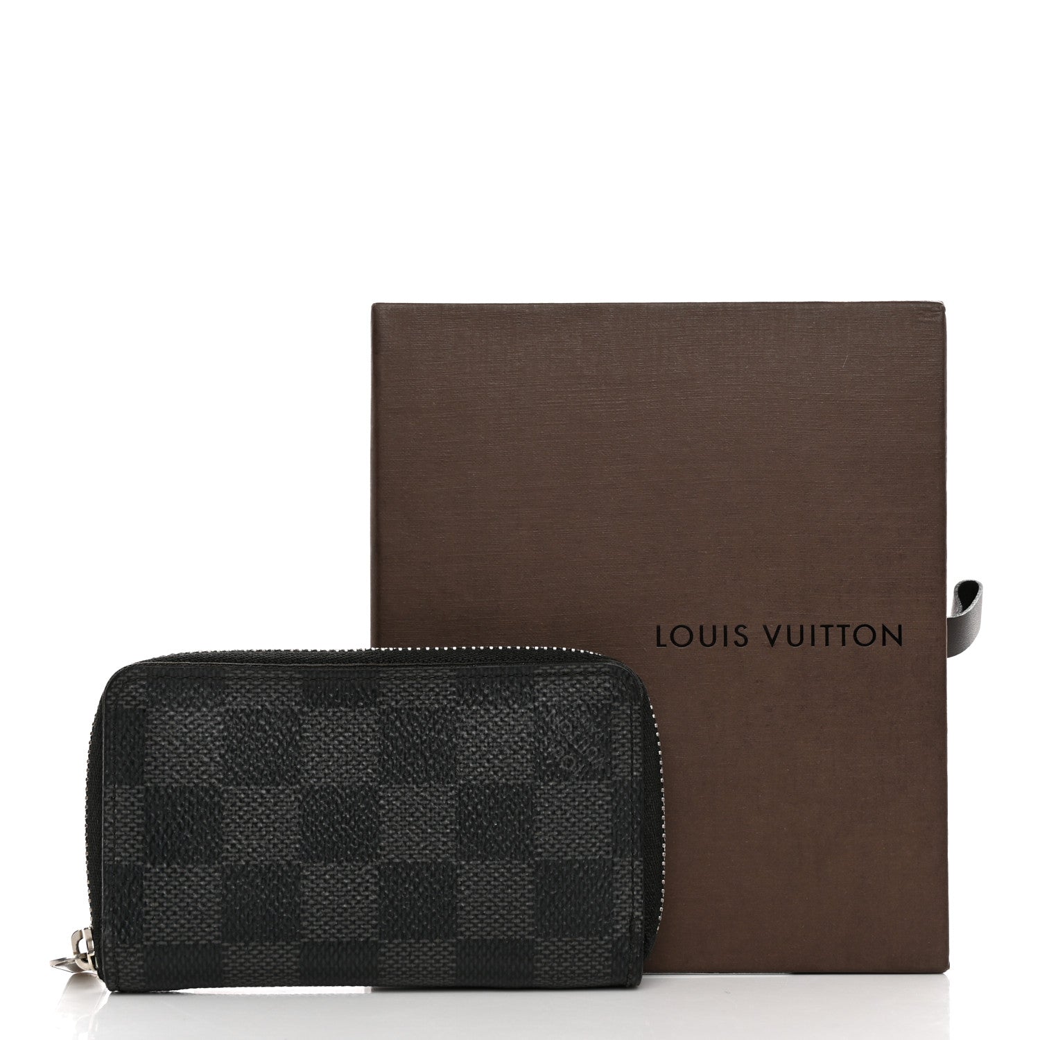 Louis Vuitton Damier Graphite Zippy Coin Purse Vertical 9 of 9