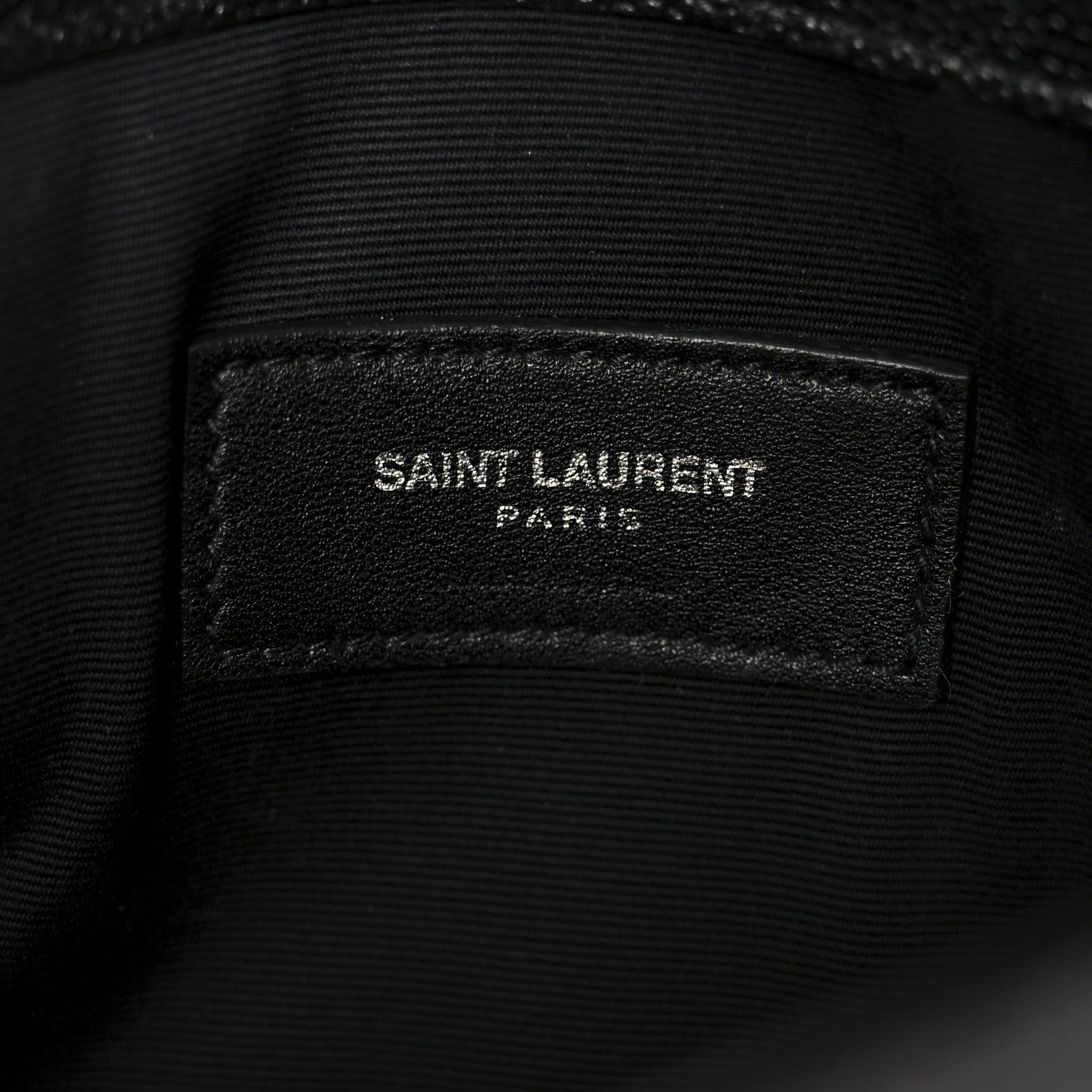 Saint Laurent Grain De Poudre Uptown Pouch Black 6 of 8