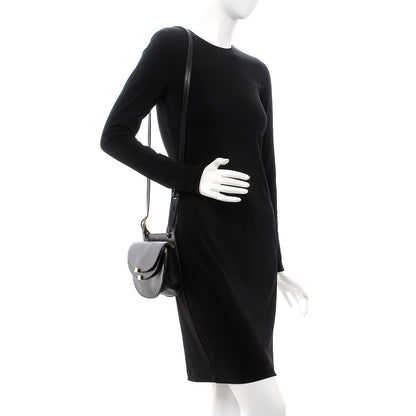 Chloe Calfskin Mini Georgia Crossbody Bag Black 2 of 8