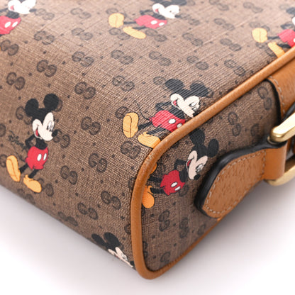 Gucci X DISNEY Mini Vintage GG Supreme Monogram Mickey Mouse Shoulder Bag Beige Vintage Sun Oil 10 of 10