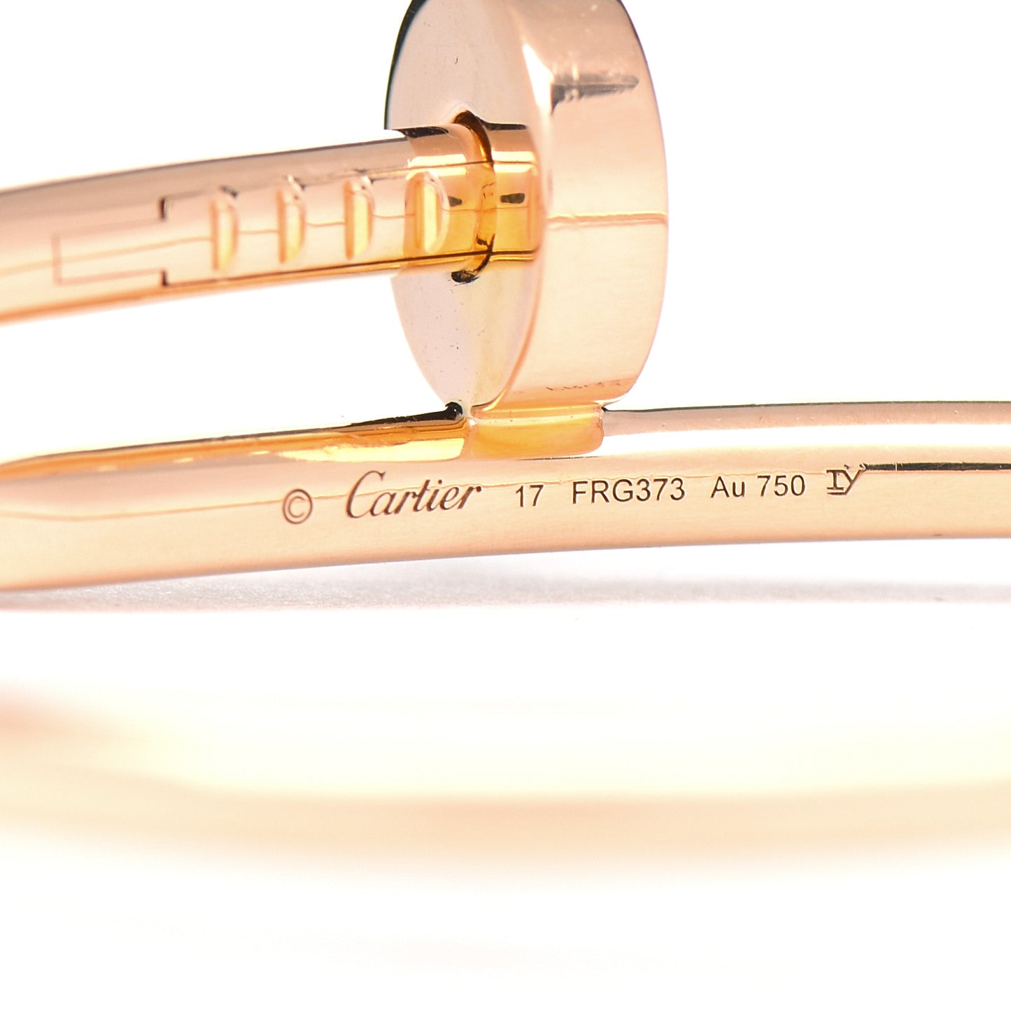 18K Pink Gold Juste Un Clou Bracelet 17