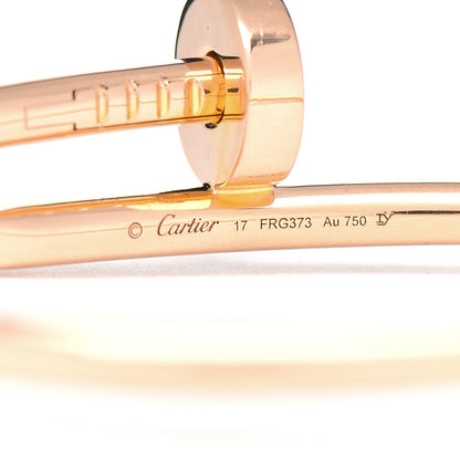 Cartier 18K Pink Gold Juste Un Clou Bracelet 17 4 of 4