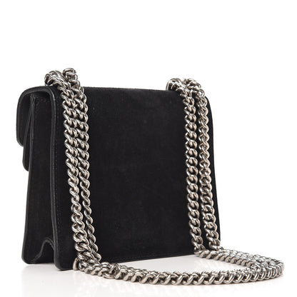 Gucci Suede Mini Dionysus Shoulder Bag Black 4 of 8
