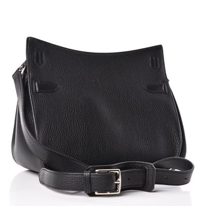Hermes Taurillon Clemence Jypsiere 28 Black 3 of 15