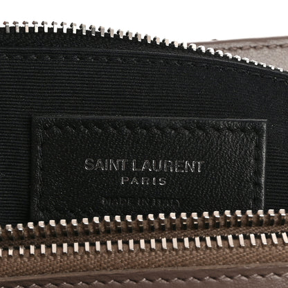Saint Laurent Calfskin Y Quilted Monogram Medium Loulou Chain Satchel Mink 7 of 11