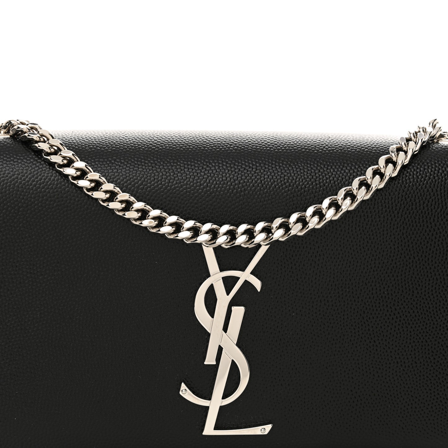 Grain De Poudre Small Monogram Kate Satchel Black