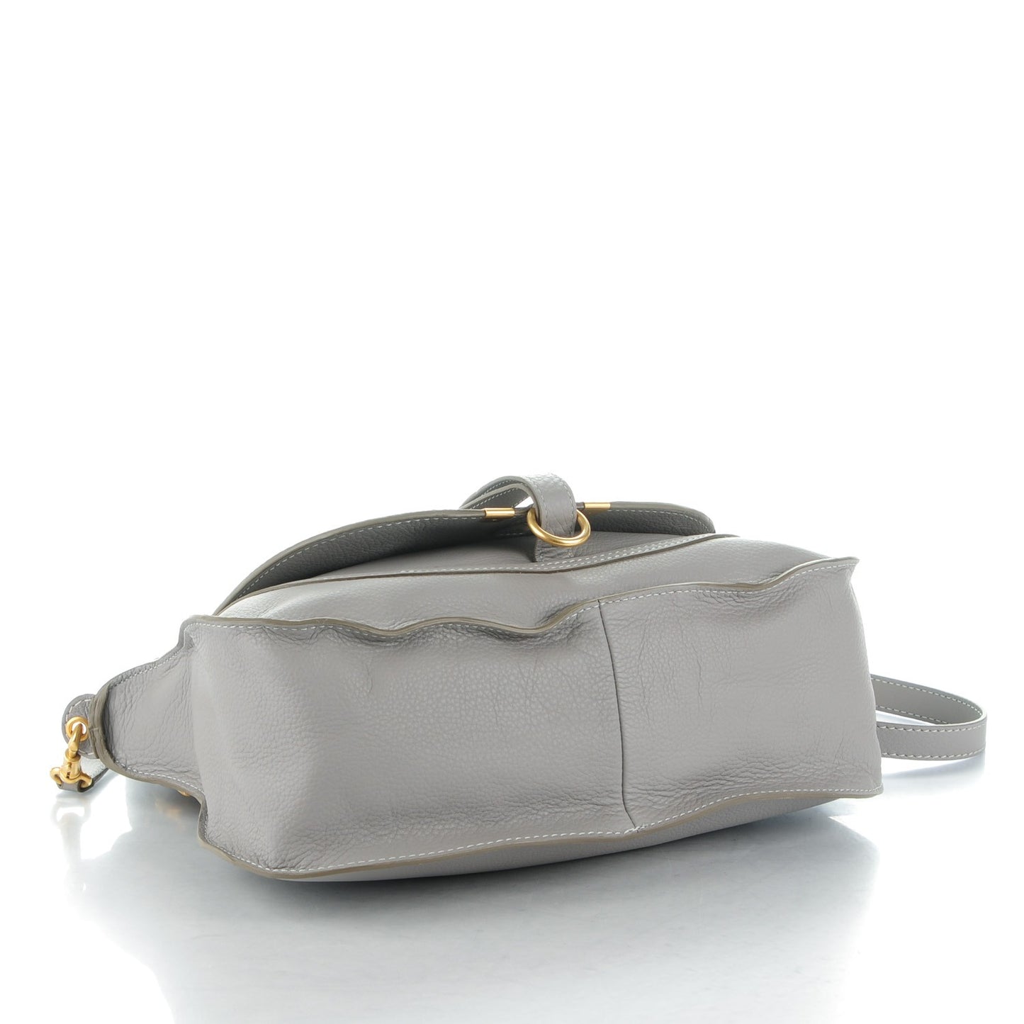 Calfskin Medium Marcie Satchel Cashmere Grey