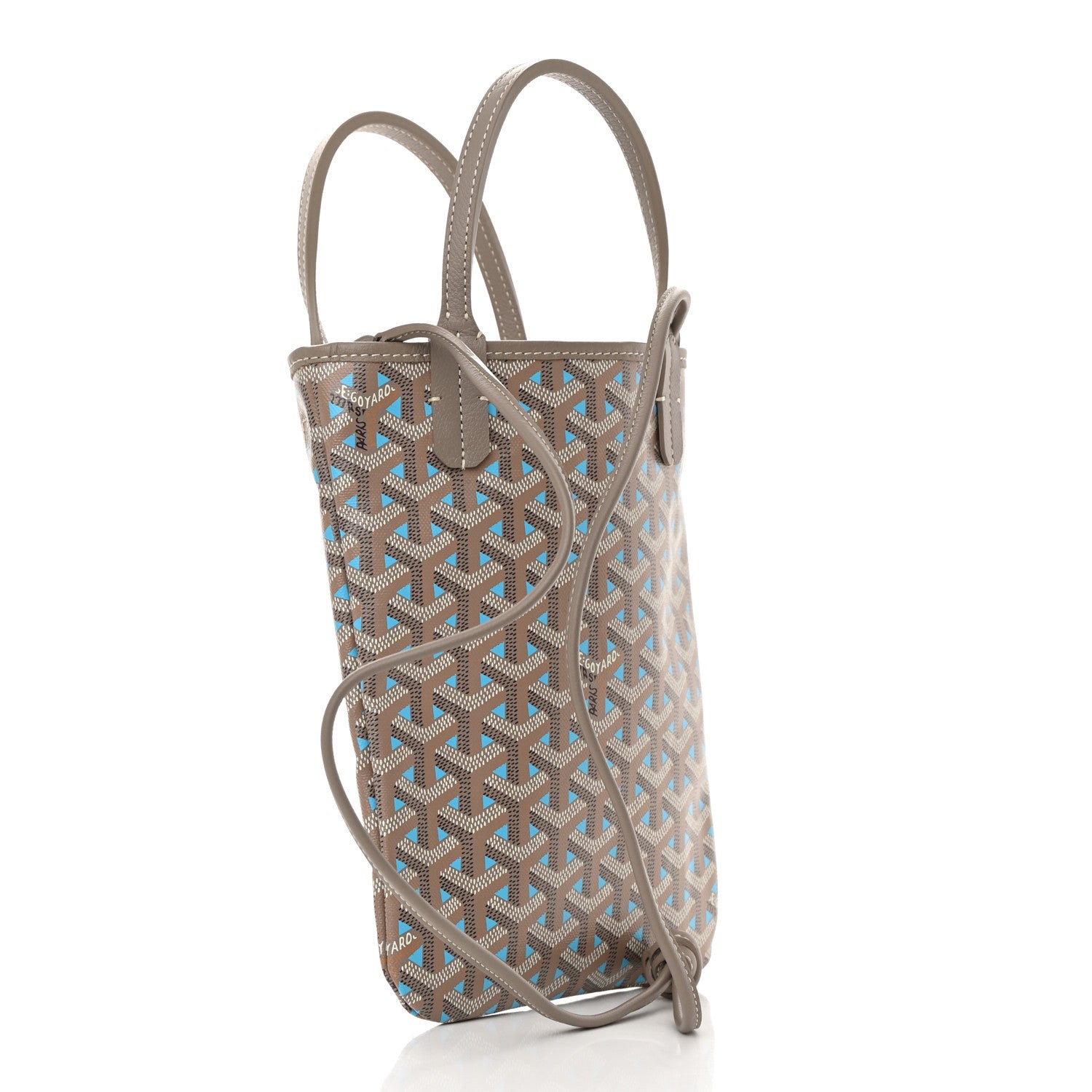 Goyard Goyardine Poitiers Claire Voie Tote Grege Turquoise 3 of 13