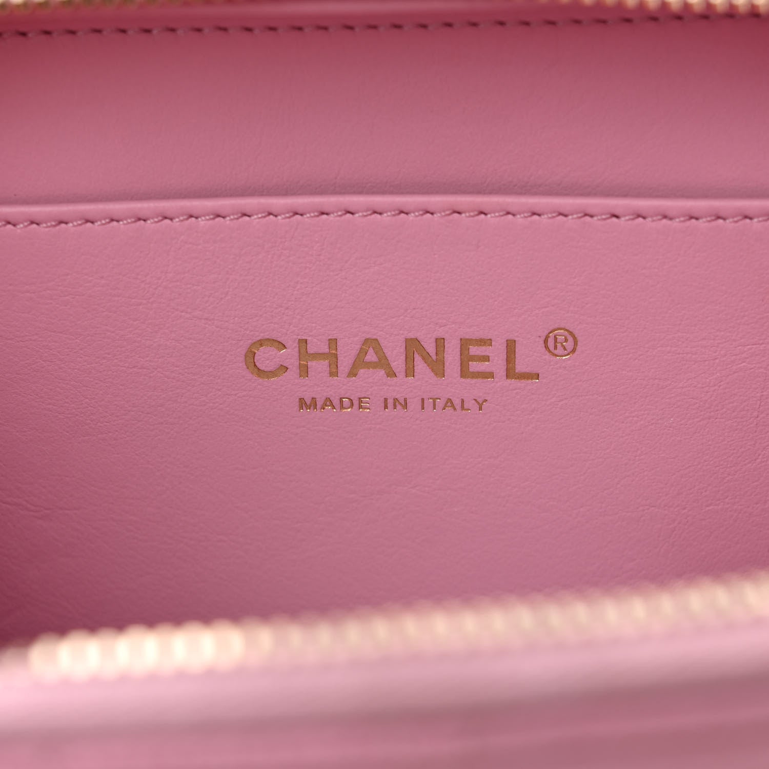 Chanel Caviar Quilted Pick Me Up Mini Vanity Case Pink 7 of 13