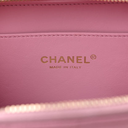 Chanel Caviar Quilted Pick Me Up Mini Vanity Case Pink 7 of 13