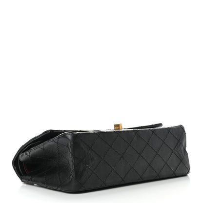 Chanel Aged Calfskin Quilted 2.55 Reissue 225 Flap Black 3 of 8