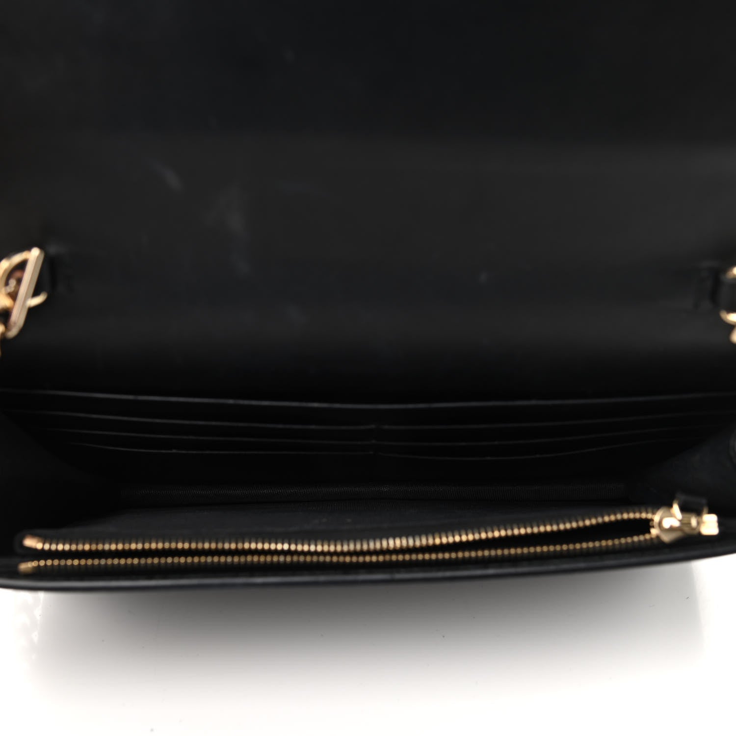 Gucci Guccissima Signature Bowy Chain Wallet Black 7 of 9