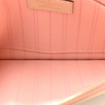 Louis Vuitton Damier Azur Braided Neverfull MM Pink 7 of 16